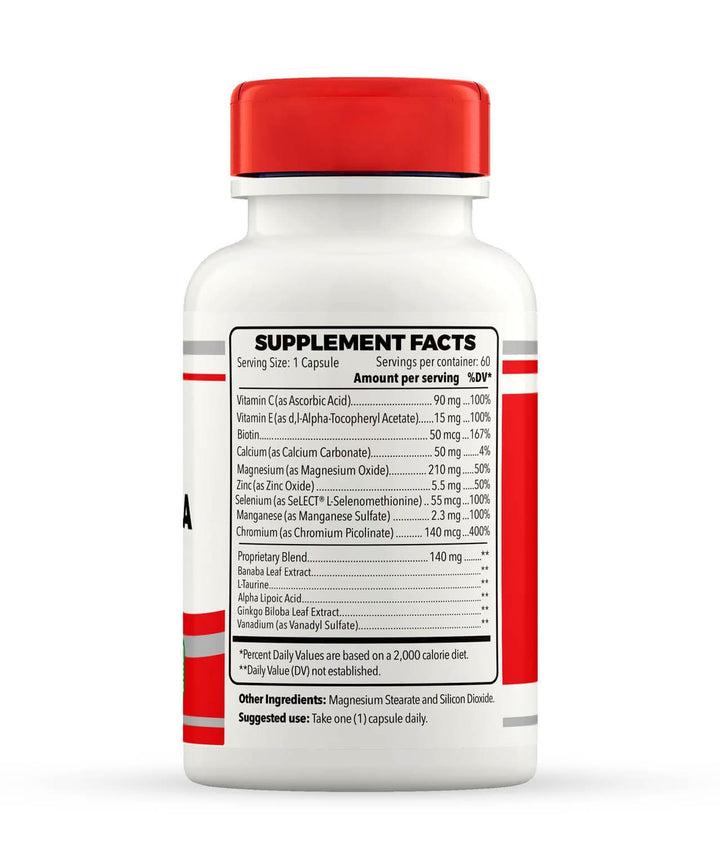 Balanced Sugar Formula 60 Veggie Capsules - Full Life Direct