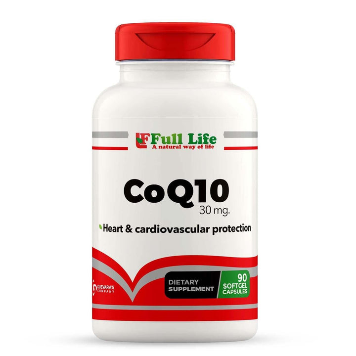 Co Q-10 Coenzyme 30mg - 90 Softgel - Full Life Direct