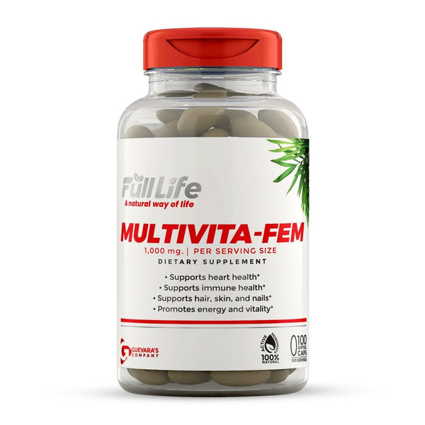 MULTI VITA-FEM Females Multi Vitamin - 100 Capsules - Full Life Direct