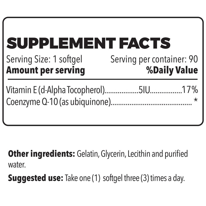 Co Q-10 Coenzyme 30mg - 90 Softgel - Full Life Direct