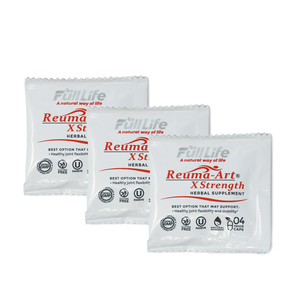 Reuma-Art X-Strength Samples - Joint Health Relief & Support Joint Relief & Flexibility Kosher - 12 Veggie Capsules